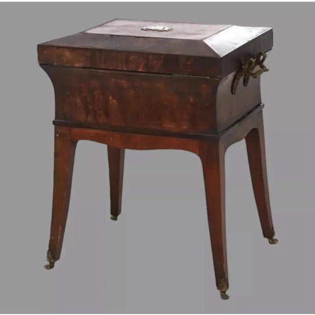 Auburn Antique French Louis XVI Olive Wood Sewing Box Jewel Chests Circa 1800 For Sale - Image 8 of 11