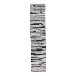 Keivan Woven Arts Modern Runner With Abstract Design 2'5 X 11'8 For Sale