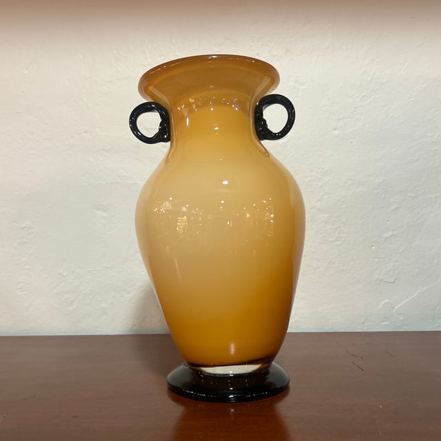 Art Glass Vase For Sale - Image 6 of 6