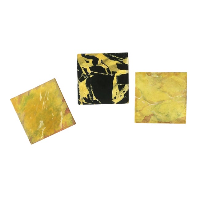 1970 French Barware Champagne, Wine or Cocktail Coasters, Paris by Jacques Lamy - 3 Pieces For Sale