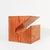 Sculptural pine wood side table in the style of Charlotte Perriand, 1970s. Wooden cube with various uses as a side table,...