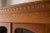 Brown Mid 20th Century Oak Stepback Cupboard & Glass Display Hutch For Sale - Image 8 of 18