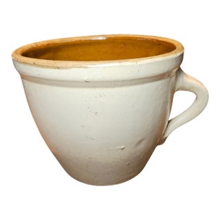 French "Confit" Crock With Handle For Sale