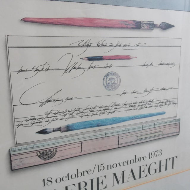 Steinberg Lithography from Mourlot, 1973 For Sale - Image 4 of 7