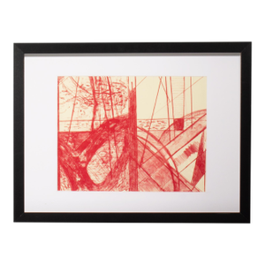 1983 Abstract Lithograph Print by Pat Stier