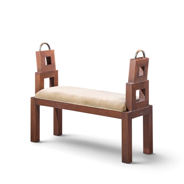 Mid-Century Modern Wendell Castle Mid Century Oak Bench For Sale - Image 3 of 10
