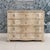 A Danish chest of drawers from the early 19th century in original, natural pine with traces of original paint. Shaped top...