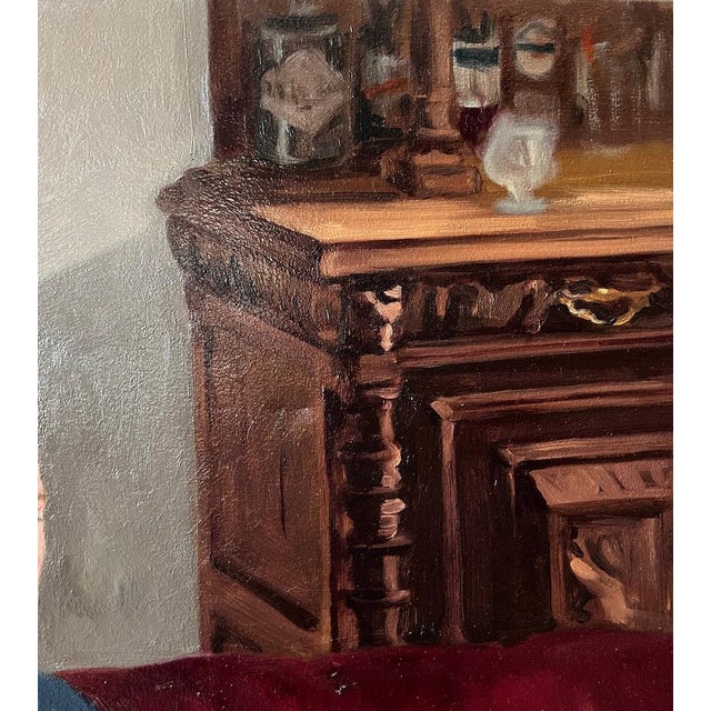 Black Male Portrait, 2021, Oil on Canvas For Sale - Image 8 of 10