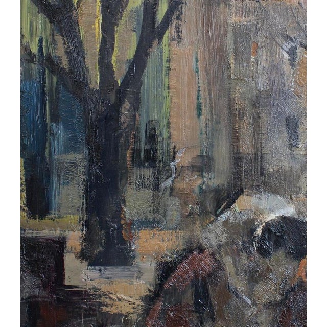 A. Clement, The Washerwomen, 20th Century, Oil Painting on Board, Framed For Sale - Image 5 of 18