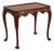 Kindel Irish Georgian Carved Mahogany Tea Table For Sale
