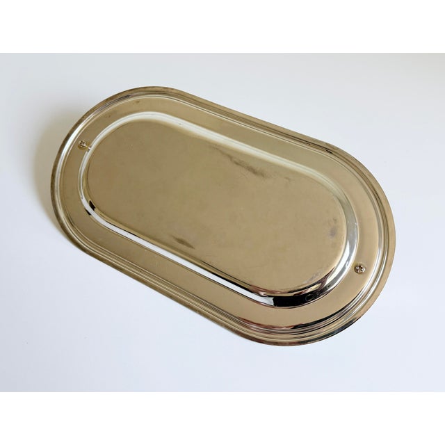 French Silver Finish Duck Tray, 1960s For Sale - Image 11 of 11