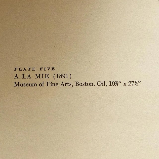 1950s After Toulouse-Lautrec "At the Café La Mie" Vintage Full Color Print For Sale - Image 4 of 8