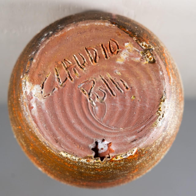 Ceramic Claudio Pulli Ceramic Vase, 1970 For Sale - Image 7 of 10