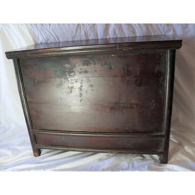 Chinese Antique Chinese Narrow Cabinet For Sale - Image 3 of 11