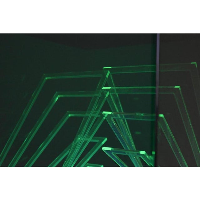 1970s Teos Cube Illuminated Sculpture by James Rivière, 1970 For Sale - Image 5 of 14