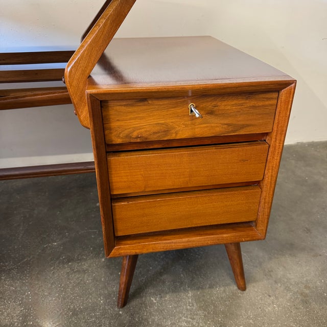 1950s Vintage Scandinavian Desk, 1950s For Sale - Image 5 of 12