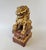 Early Giltwood Chinese Guardian Lion Foo Dog Architectural Carving – 12" High For Sale - Image 12 of 12