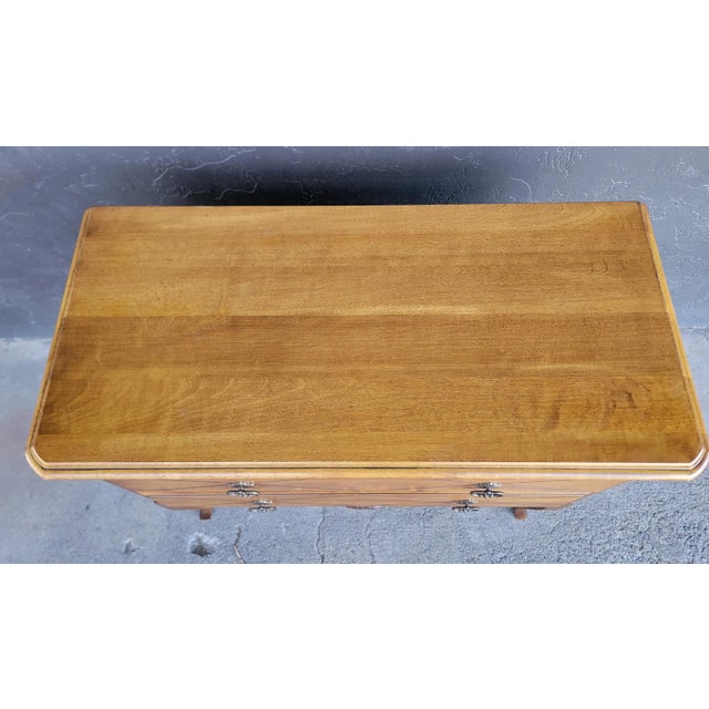 Brown Ethan Allen Dresser, Credenza or Server Biedermeier Style For Sale - Image 8 of 16