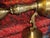 Shabby Chic Vintage Brass Wall Candle Sconces With Etched Glass Torch, Set of Two For Sale - Image 3 of 5