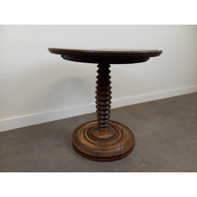 Vintage Brutalist Pedestal Table, 1950s For Sale - Image 18 of 18