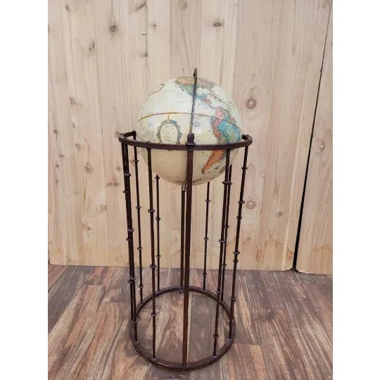 Mid Century Replogle Diameter Floor Globe For Sale - Image 4 of 7