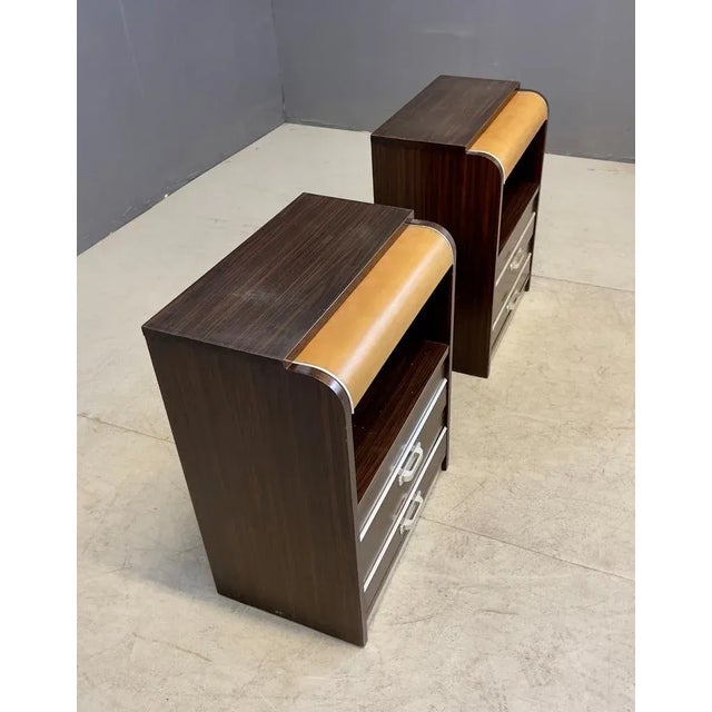 Luminous Bedside Tables, 1970s, Set of 2 For Sale - Image 3 of 6