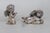 Figurative Silver Plated Cherub Pair Miniature Christmas Angels 2pc Holiday Figures 4812b For Sale - Image 3 of 12