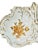 White Vintage French Porcelain Shell Form Serving Dish With Gold Rose Decoration For Sale - Image 8 of 11