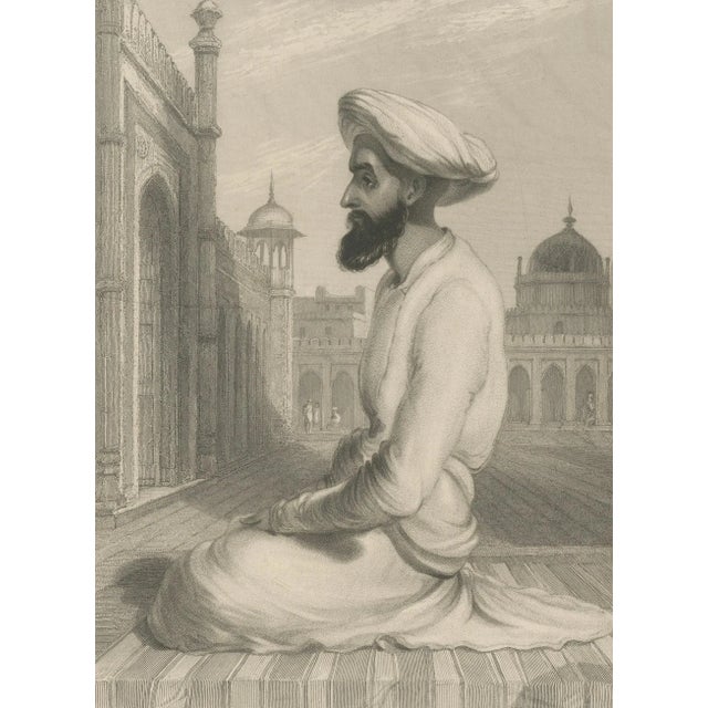 After Daniell, Muslim at Prayer, 1836, Engraving For Sale - Image 6 of 9