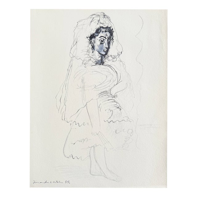 Pablo Picasso, Jacqueline en espagnole, 1967, Lithograph For Sale