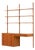 Scandinavian Teak Shelving Unit with Desk, 1970s For Sale