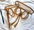 1960s Pair of Vintage Italian Gilt Metal Rope & Bow Wall Shelves — Hollywood Regency, 1960s–70s For Sale - Image 5 of 6