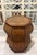 Rattan and Caning Hexagonal Side Table With Storage For Sale In Miami - Image 6 of 11