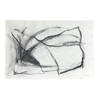 Abstract Charcoal Drawing #8 by CL Auker For Sale