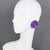 These stunning modernist David Spada New York clip-on earrings feature an outstanding Space Age design with an important...