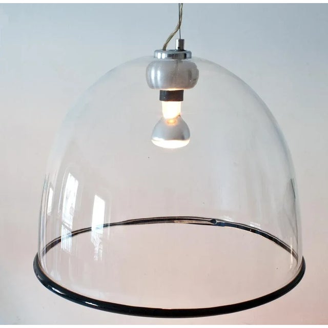 Mid-Century Modern Large Italian Hanging Lamps from Leucos, 1970s For Sale - Image 3 of 11