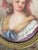 Mid 19th Century Antique Framed Hand-Painted Portrait on Porcelain of Fine Lady For Sale - Image 5 of 12