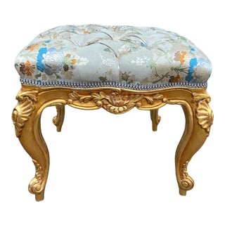French Louis XVI Style Bed Bench For Sale