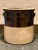 Mid 19th Century Antique 6-Gallon Two-Toned Salt-Glazed Crock For Sale - Image 4 of 13