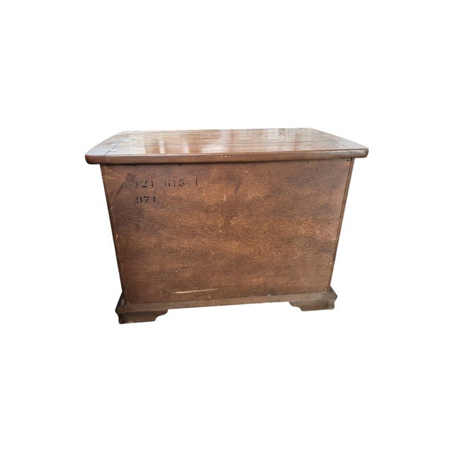 Brown Vintage Jim Peed for Drexel Heritage "Esperanto" 4-Piece Walnut Bedroom Set For Sale - Image 8 of 11