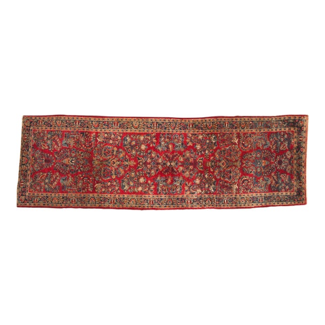 Vintage Sarouk Rug Runner - 2'8" x 8'3" For Sale