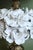White 1960s Spanish Manises Ceramic Floral Table Lamps - Pair For Sale - Image 8 of 8