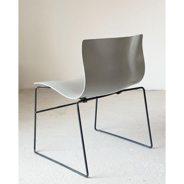 Silver Handkerchief Chairs by Massimo & Lella Vignelli for Knoll, 1980s, Set of 6 For Sale - Image 13 of 18