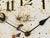 Antique Public Iron Wall Clock with Hand-Painted Dial, 1920s For Sale - Image 9 of 18