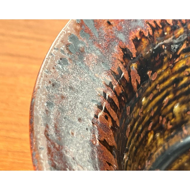 Mid-Century Modern Danish Studio Pottery Bowl by Erik Askholm, 1960s For Sale - Image 15 of 17