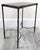 Vintage Rectangular Bronze and Black Granite Top 18" Tall Drink Table For Sale - Image 10 of 18