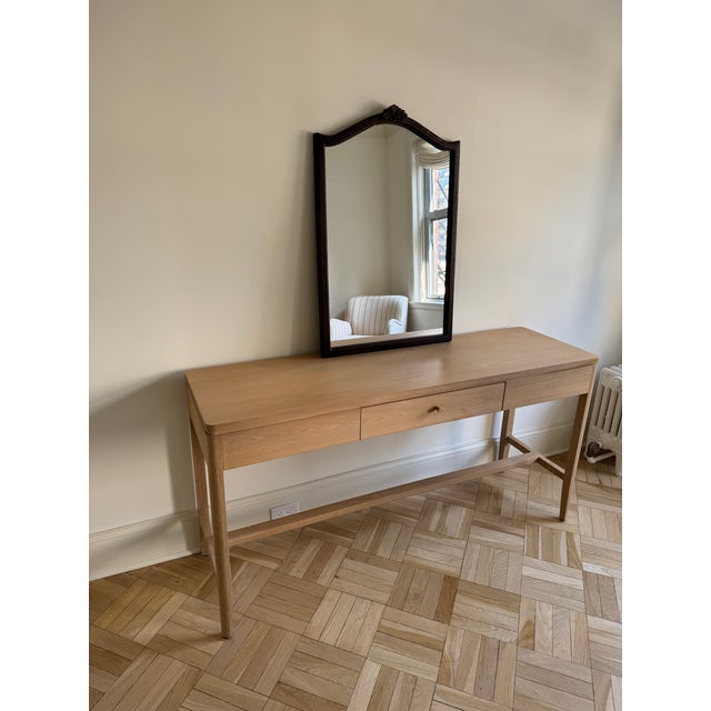 Contemporary White Oak Console Table For Sale - Image 3 of 5