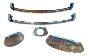 Bathroom Accessories by Max Ingrand for Fontana Arte, Italy, 1960s, Set of 5