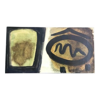 1970s Richard Goodwin Abstract Tribal Painting For Sale