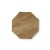 Wood Pair of Mid-Century Style Octagon Faux Bamboo Side Tables For Sale - Image 7 of 12